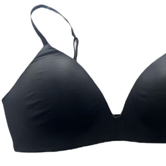 NWT SKIMS Wireless Form T Shirt Demi Bra In Onyx Black Seamless Padded Bra - Picture 5 of 6